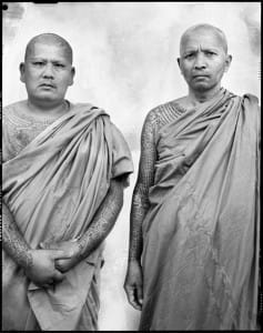 tattooed monks