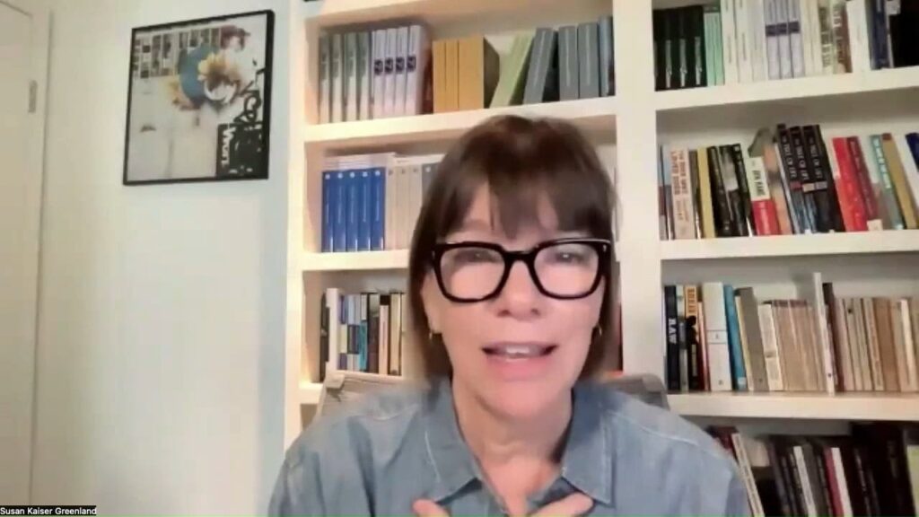 Susan Kaiser Greenland leading Lion's Roar weekly meditation in March 2026.