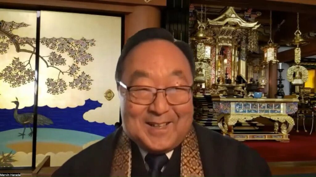 Rev. Marvin Harada at Lion's Roar weekly guided meditation